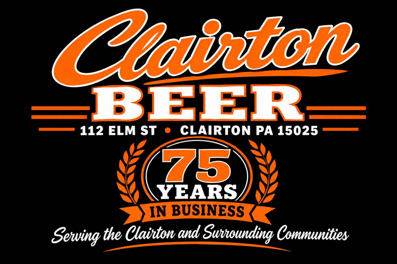 Clairton Beer 75th anniversary artwork